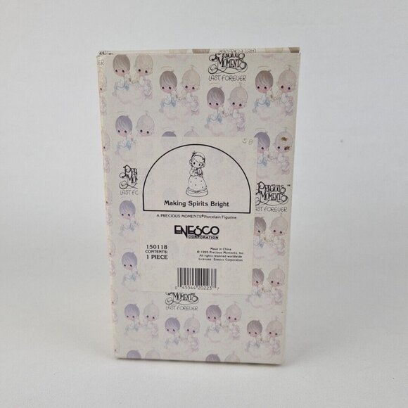 Precious Moments 150118 Making Spirits Bright Porcelain Figurine - Picture 6 of 6